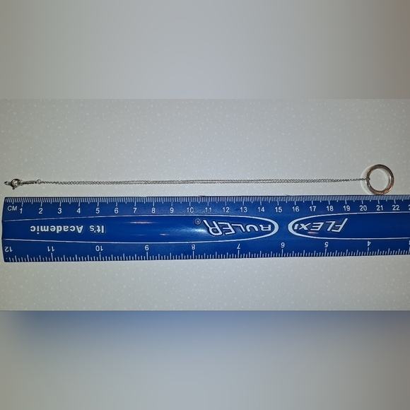 TIFFANY & CO. 1837 Circle Pedant Necklace Silver 925 - Picture 6 of 8